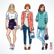 fashion modern girl N2