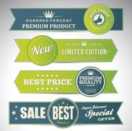 vintage business banners set N20