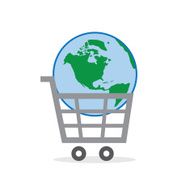 Shopping Cart Globe