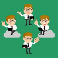 Set of businessman N8