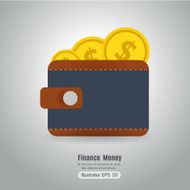 Pocket money vector