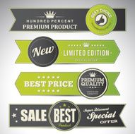 vintage business banners set N21