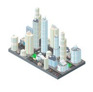 Isometric City Illustration