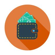 Purse with dollar