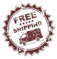 Free Shipping Retail Promotion Stamp