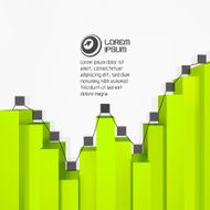 3d business template Vector illustration