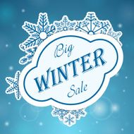 Big whinter sale on snowflake