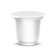 Vector Blank White Packaging Container