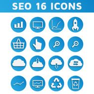 seo icons set N4