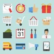 E-business sales icons set N2