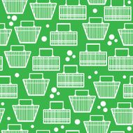 basket of goods seamless pattern N2