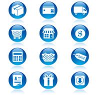 Shopping icons set Vector N9