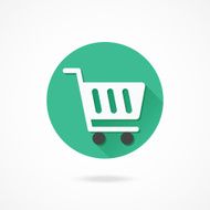 Vector shopping cart icon N14