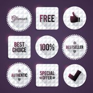 Luxury badges and labels N2