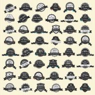 48 Premium Quality and Guarantee Labels