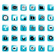Web icon and symbol vector set