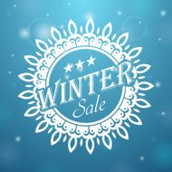 Winter sale Snowflake