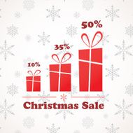 three present boxes in different sizes christmas sale