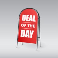 Sandwich board Deal of the day
