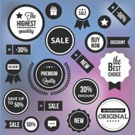 Trendy Badges Labels and Stickers