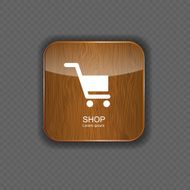 Shop wood application icons N3