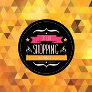 Poster Let&#039;s go shopping