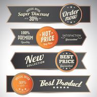 vintage business banners set N23