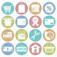Shopping Icons N391