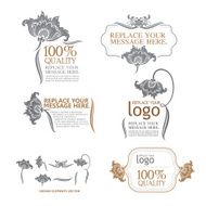 Labels Frames and Banners - Illustration thai art N14