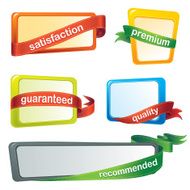 Color label and banner set N2
