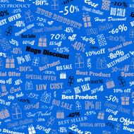 Seamless pattern on discounts and special offers N4