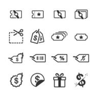 Promotions and discount icon set N2