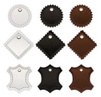 leather labels N9