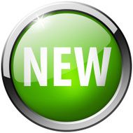 New Round Green Metal Shiny Button