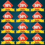 Discount price tag set N13