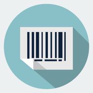 Vector bar code icon N2