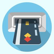 Vector atm machine icon N2