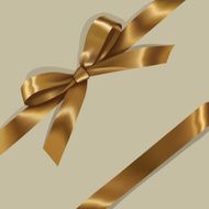 Gift Golden Bow
