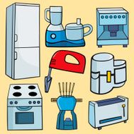 Vector Objects VIII Kitchen Appliances