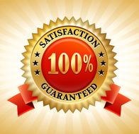 Satisfaction Guarantee Red Badge