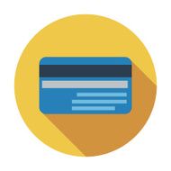 Credit card single flat icon N20