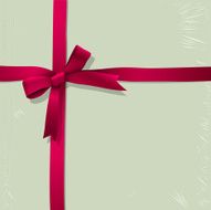 Box Candy with tied pink ribbon