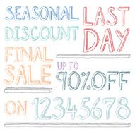 Sales and Discount Typography