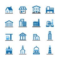 Buildings Icons - Conc Series