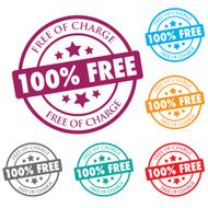 Free of charge colour stamps