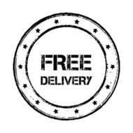 Free delivery badge vintage