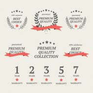 Collection of &quot;premim quality&quot; and &quot;best choice&quot; elements N2