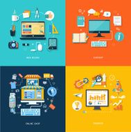 Internet shopping web design promote content N2