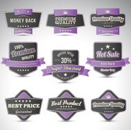 Set of business labels N6