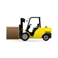 Forklift vector